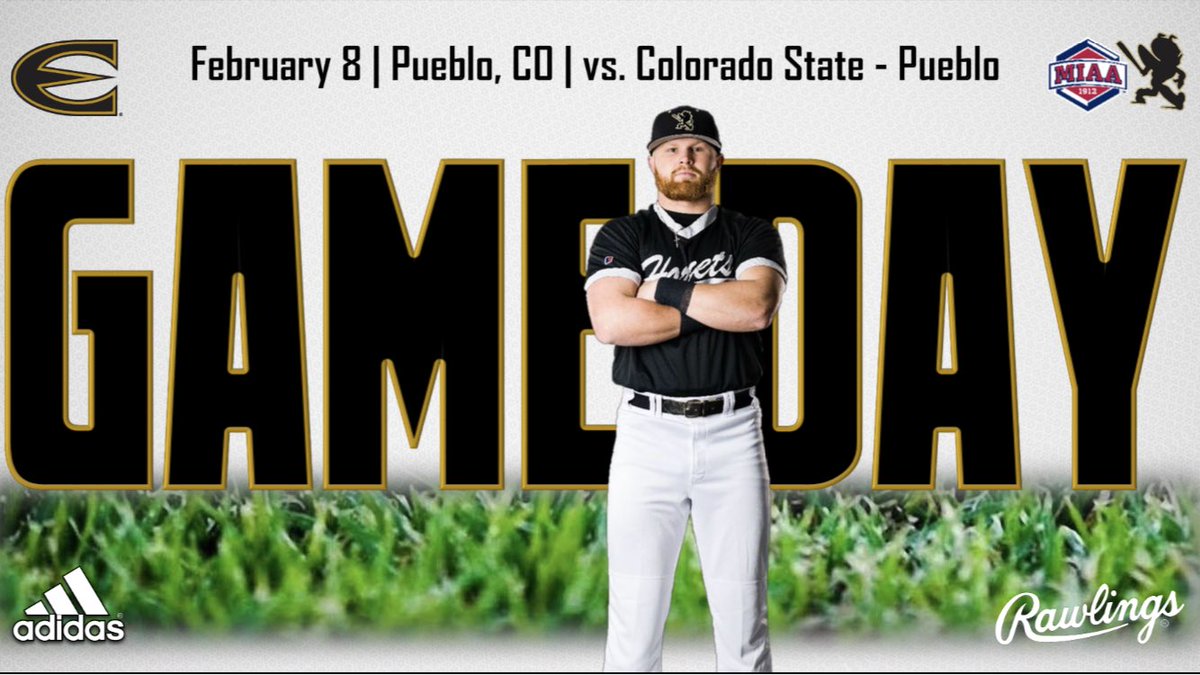 🚨GAME DAY🚨

🆚 Colorado State - Pueblo
⏰ 1 &amp; 4 PM
📍 Pueblo, CO

🐝🐝
#SPSB