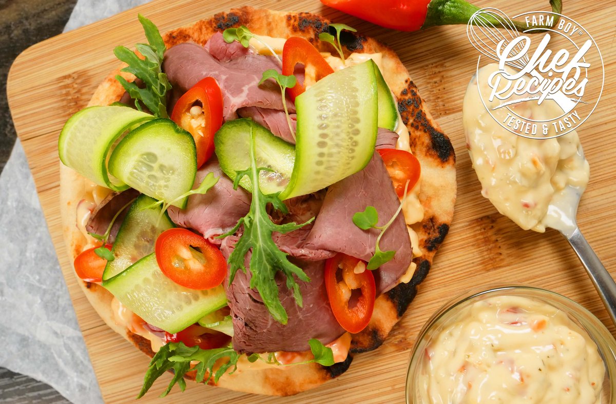 FarmBoy's tweet photo. Our new Farm Boy™ Giardiniera will take your sandwich to the next level! #Giardiniera Mayo is the secret ingredient in this brilliant Open Faced #RoastBeef Naan-wich. #EatColourfully
Get the #recipe here: https://t.co/Ul8PY7RshE https://t.co/AffLNBWovS