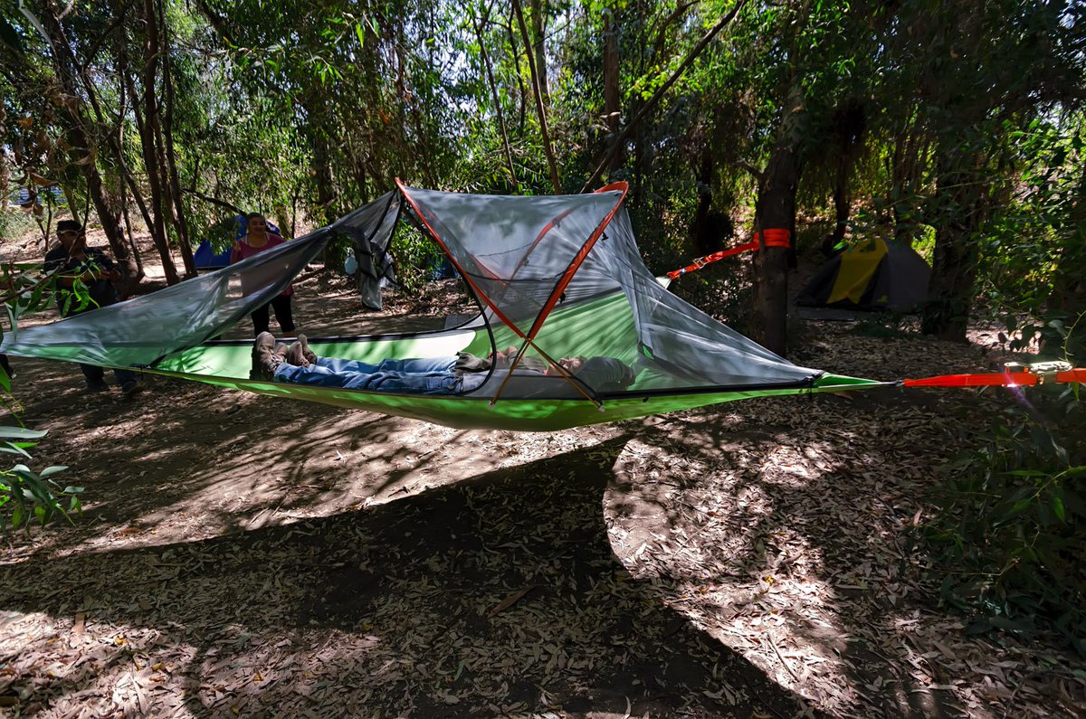marceboom's tweet image. Rumbo a la cordillera con #treetenvilches. A los que les interese, RT con #treetent y tienen descuentos para disfrutar de campamento en los árboles un fin de semana en febrero o marzo.