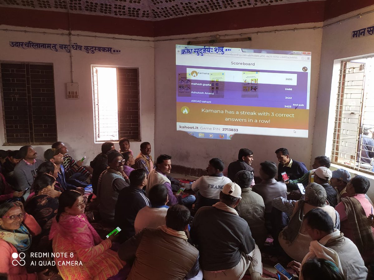 bep_sitamarhi's tweet photo. Valedictory session of #NISHTHA Training at Sitamarhi district
Venue- BRC Riga
DATE - 04 to 08 Feb 2020
#NISHTHA
#IntegretedTeacherTrainingProgramme @HRDMinistry @ap_behera
@mangarg2002 @DrRPNishank
@hk_senapaty @SanjayDhotreMP @scertbihar https://t.co/RbPItyva6b