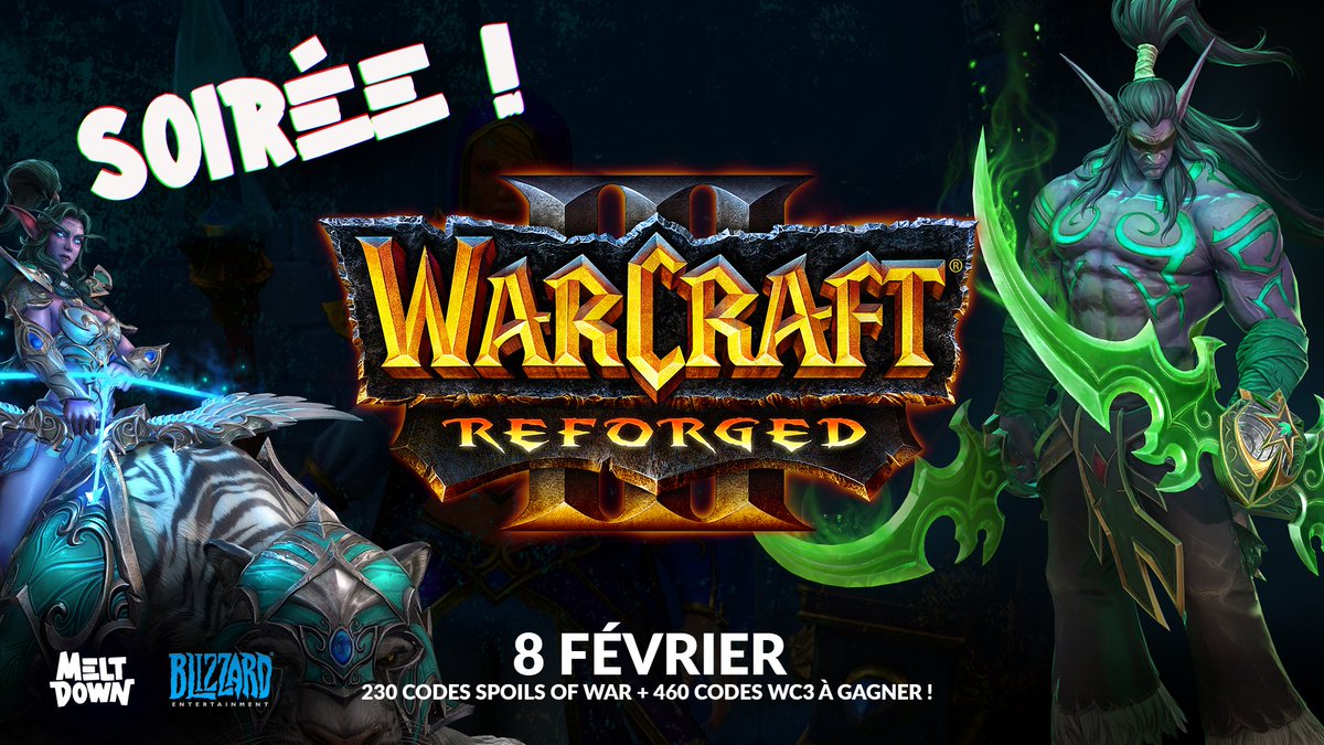 Meltdown Nantes On Twitter Que Faire Un Samedi Soir Venir Au Melt Pardi En Plus On Fete La Sortie De Warcraft Iii Reforged Avec Des Cadeaux Offerts Par Blizzard