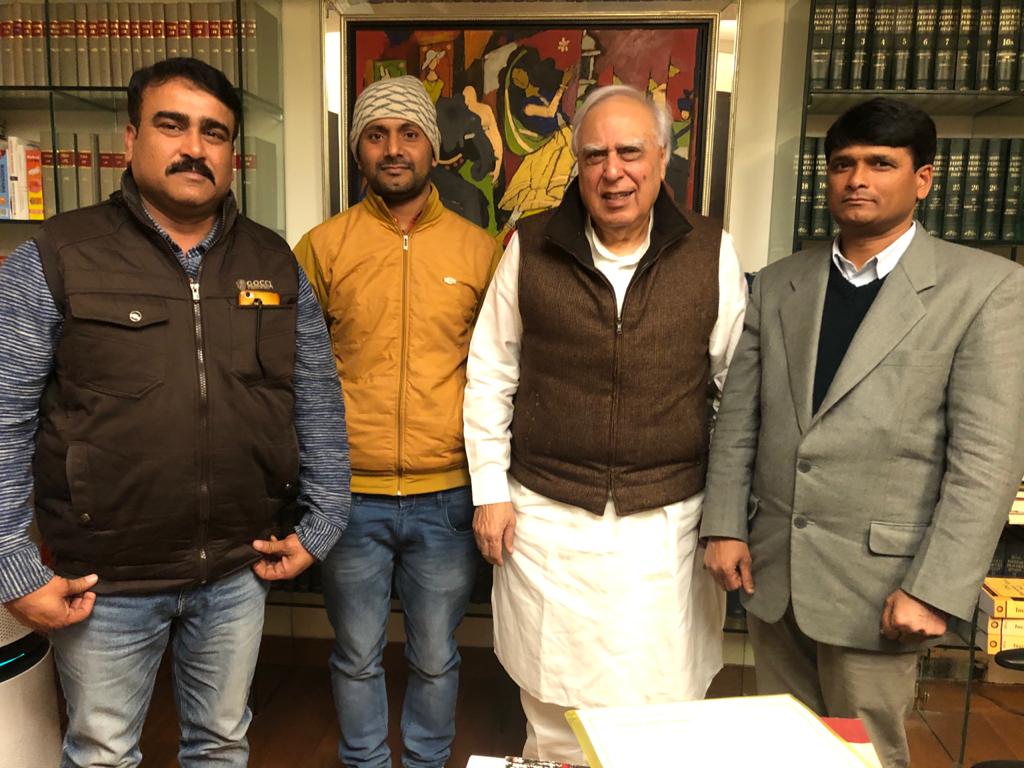 Today I met  country's most senior advocate Mr. <a href="/KapilSibal/">Kapil Sibal</a> sir
What a great person he is!
Overwhelmed and inspired from bottom of the heart.
Thanks a million sir🙏