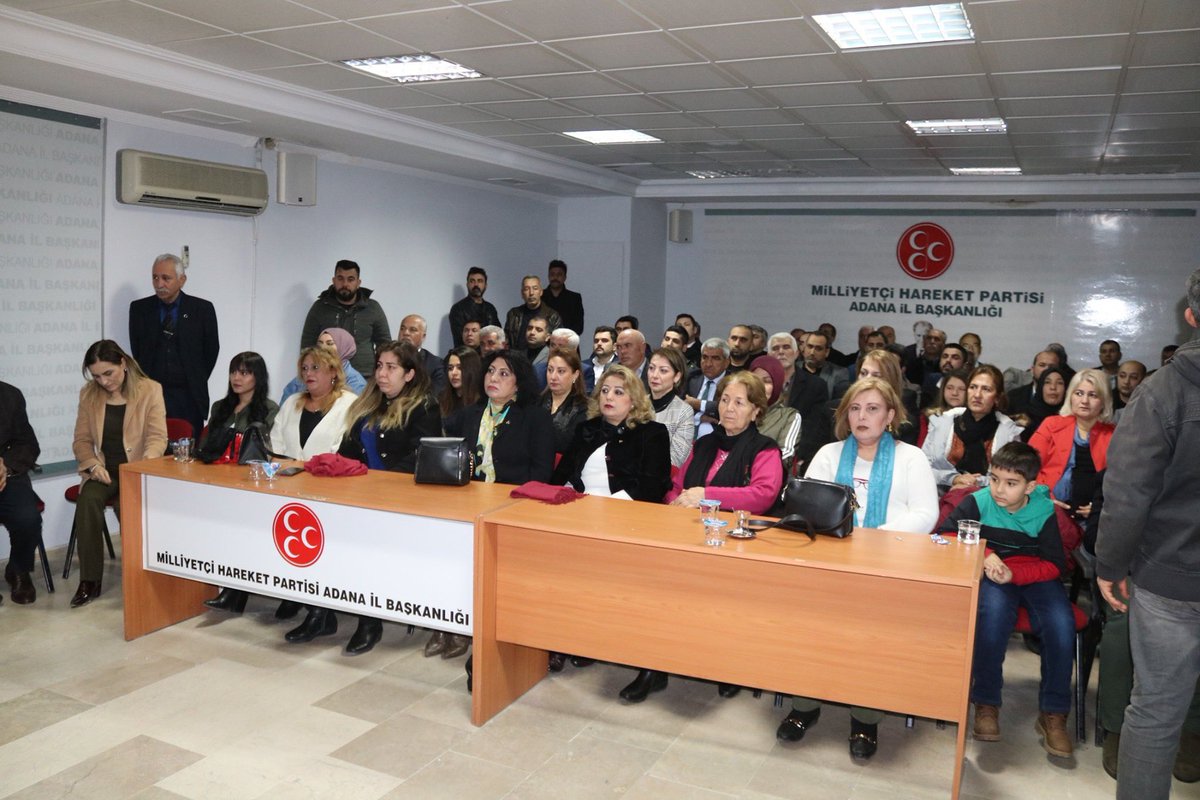 emincanli01's tweet photo. Temelleri Adana'da atılan mensubu olmaktan onur ve gurur duyduğumuz #MilliyetçiHareketPartisi'nin 51. kuruluş yıl dönümü vesileysile MHP Adana İl Bşk düzenlediği Mevlid-i Şerif'e katıldık.#Başbuğumuzdan aldığı bayrağı daima yükseklere taşıyan #Liderimize saygı veşükranlarımızla4️⃣ https://t.co/dbRJAk52a6