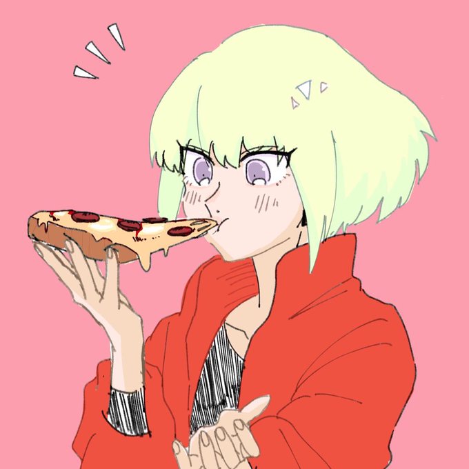 ピザ食べたいのtwitterイラスト検索結果 古い順