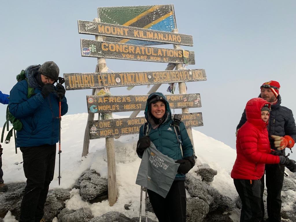 We’re pleased to announce <a href="/Wesleyan/">Wesleyan</a> financial consultant Magdelena Harding made it to the top of Mount #Kilimanjaro this morning!