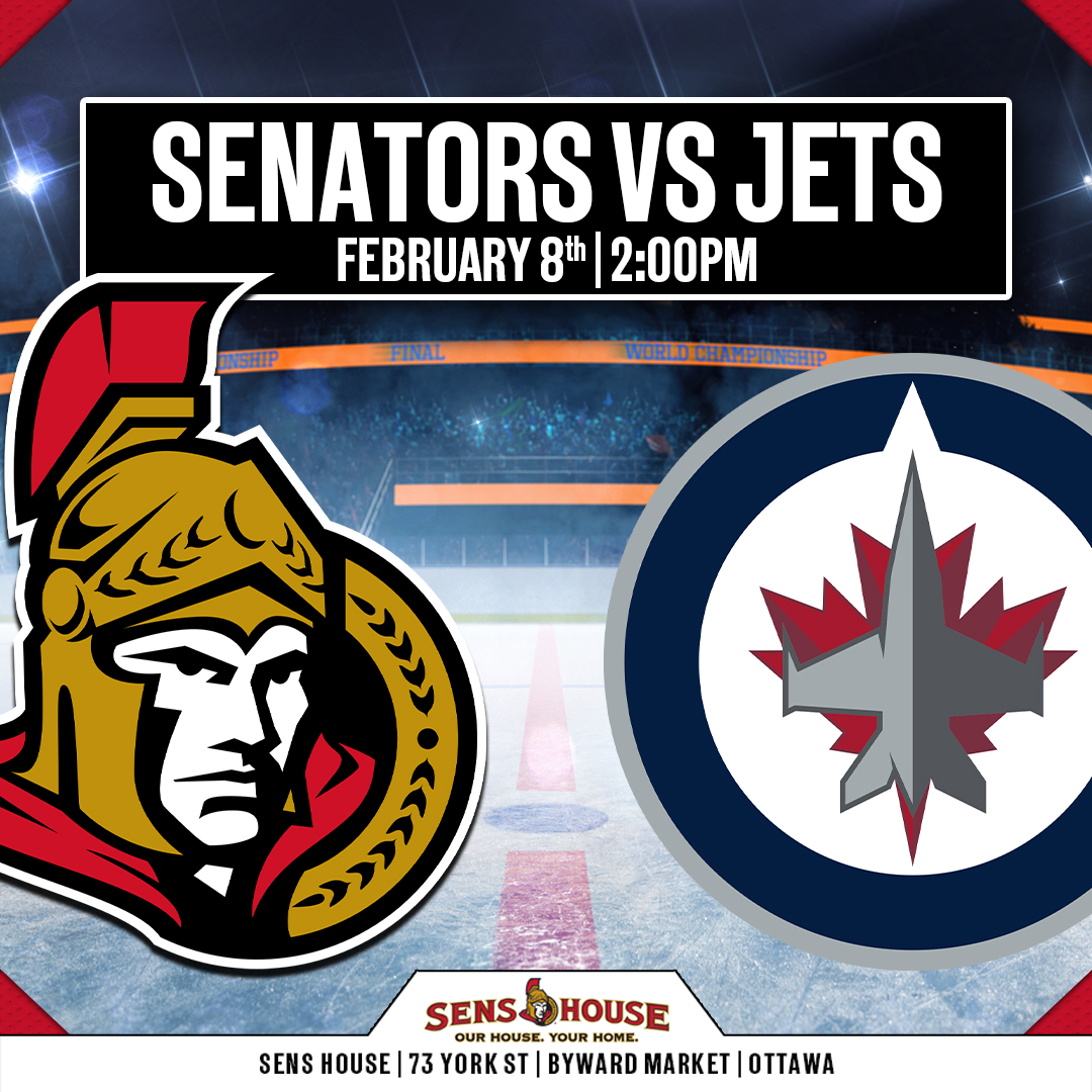 SensHouseOttawa's tweet image. The Sens are in Winnipeg today BRRRR ❄  It's an afternoon game starting at 2pm.  Watch it here at your Sens Headquarters.  

#ottawasenators #ottawa #hockey #nhl #senators #sens #canada #gosensgo #ottcity #win #nhlhockey #sports #score  #ottawasportsbar #bywardmarket