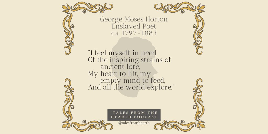 Ever hear about a poet to publish a book before knowing how to write? How about publishing a book while enslaved? Listen in on George Moses Horton #Pittsboro #NorthCarolina #GeorgeMosesHorton #blackpoetry #blackpoet #blackpoetrymatters #HortonMIddleSchool  #storytellingpodcast