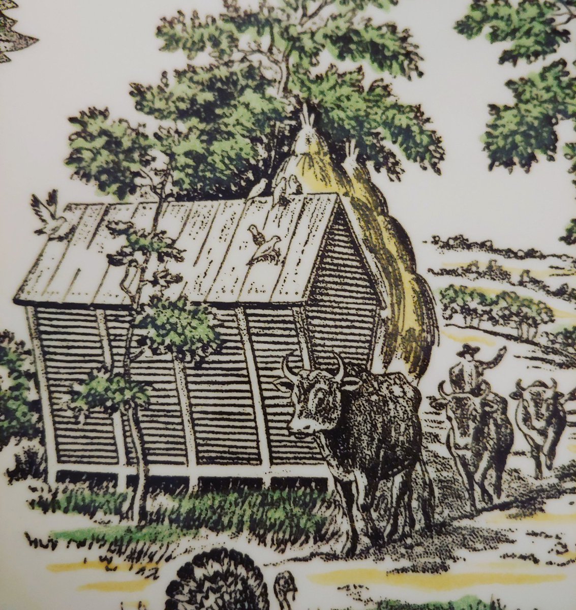 O_Transferware's tweet image. Fair Oaks Platter
#Transferware