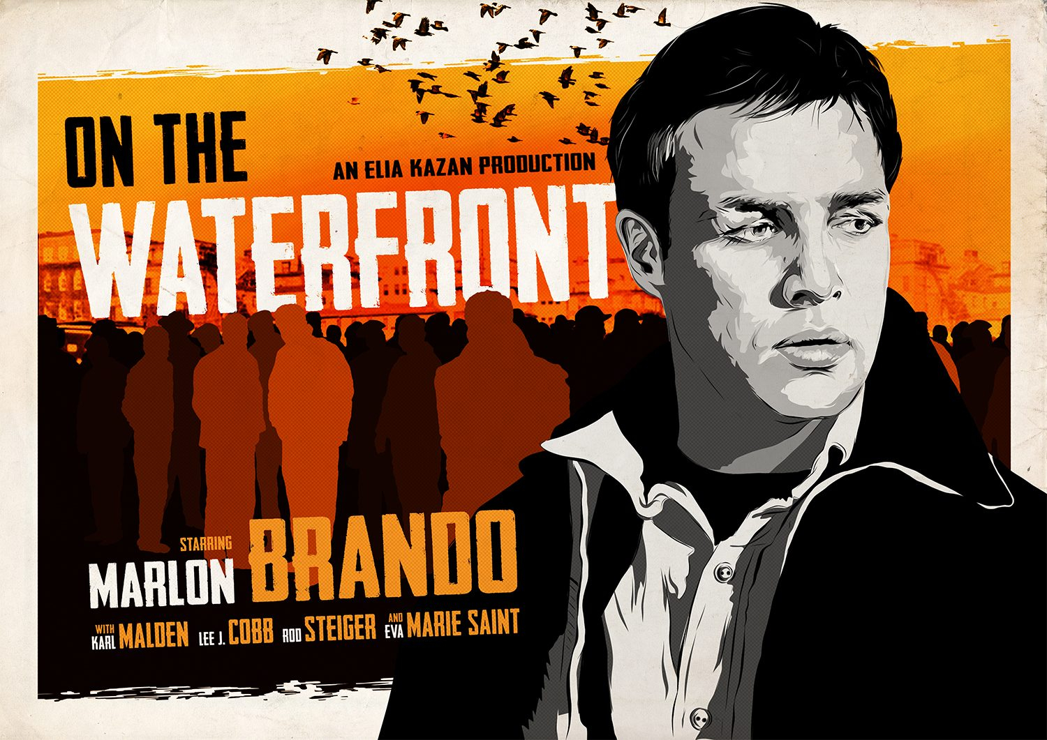 Poster Marlong Roko Marlon Brando On The Waterfront Poster