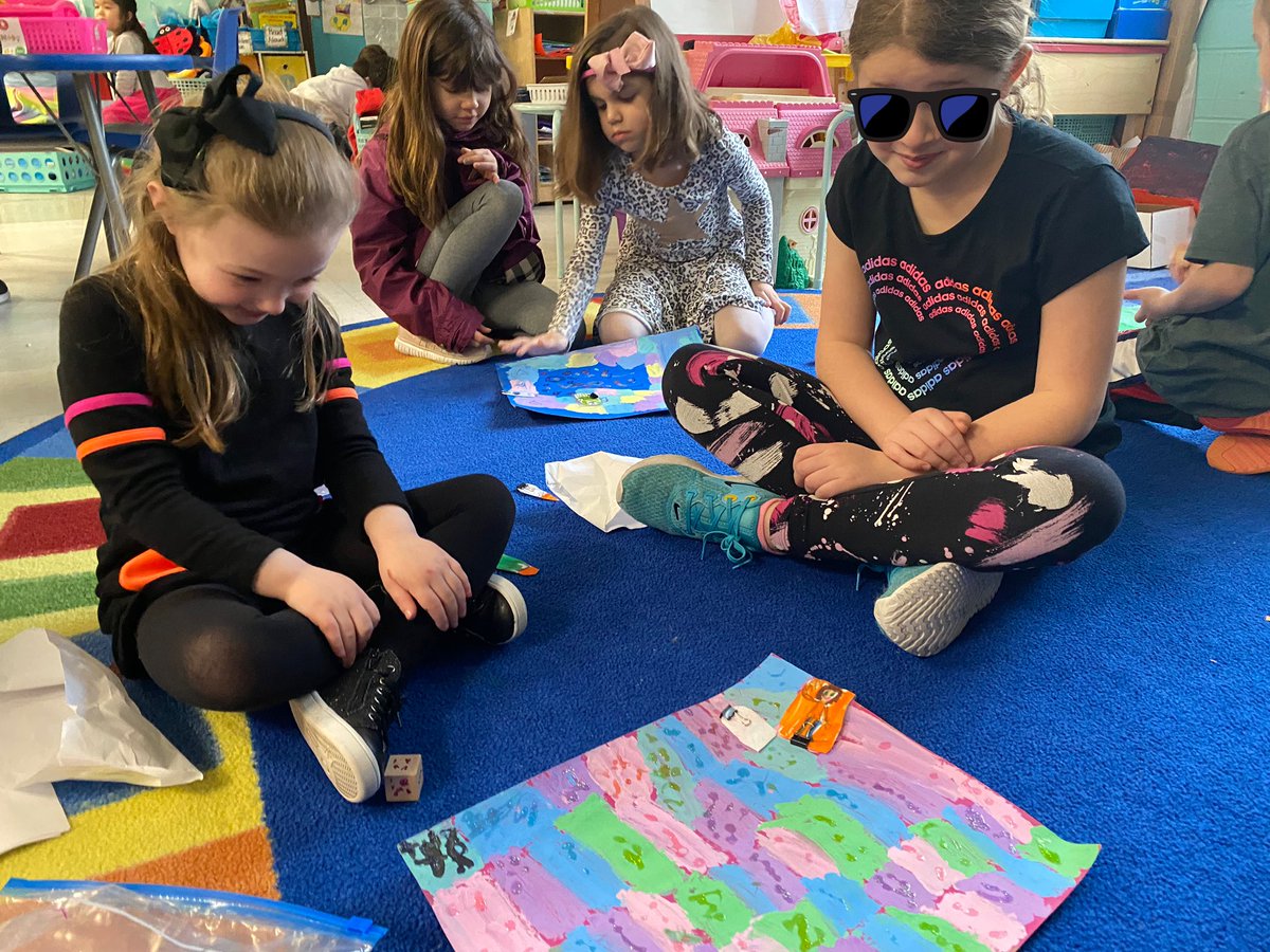 It was GAME ON as we planned, created and constructed our own board games... thanks to our buddies <a href="/MrsMScheid/">Michelle Scheid</a> for letting us teach you how to play #freethepaint <a href="/CenterGroveES/">Center Grove</a>