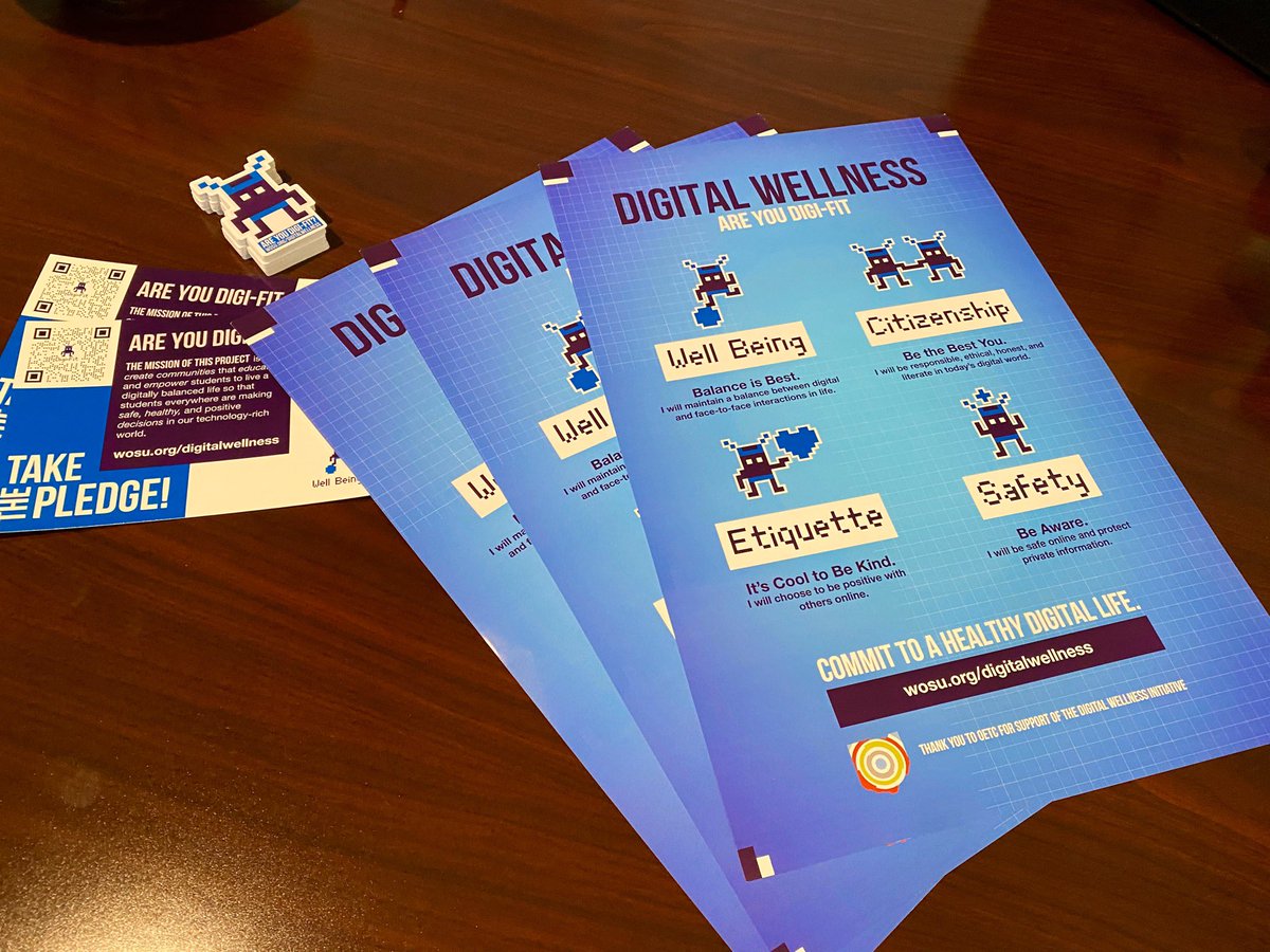 Let’s talk about the importance of #DigitalWellness <a href="/OhioEdTech/">OETC (Ohio Educational Technology Conference)</a>. Join us Tues 1p and 2:15p in Union Station Ballroom C. Free posters for your school too! #oetc20 #digifit