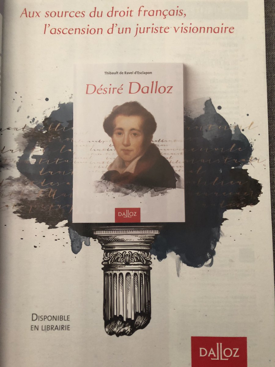 danielffischer's tweet photo. Consécration : la biographie de Désirée @Dalloz de mon ami @thibaultderavel en publicité dans la dernière livraison de la revue @maglhistoire ;) Bravo ! https://t.co/VVh9nCDyPr