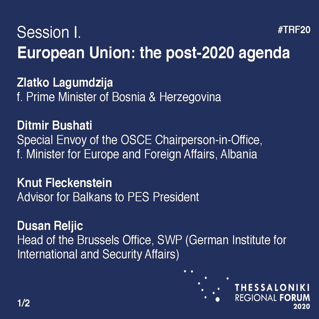ditmirbushati's tweet photo. Three elephants in the room of “Western Balkans”: 1. Democracy & rule of law; 2. Demography; 3. Socio-economic development & catching up with #EU. The problem was never the enlargement methodology but the political will & economic instruments to confront these challenges #TRF20 https://t.co/9J5ljtWy16