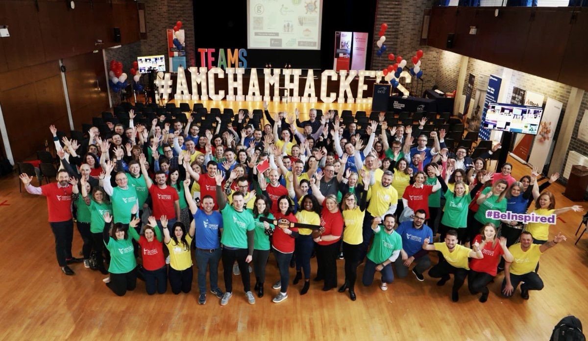 120 Emerging Leaders from over 100 <a href="/AmericanChamber/">American Chamber</a> companies took on the 2020 Hackathon challenge. New connections, new innovations and new learnings. 2.5 days well spent. Thank you <a href="/RyanAcademy/">DCU Ryan Academy</a> @DublinCityUni for your partnership #AmChamHackers