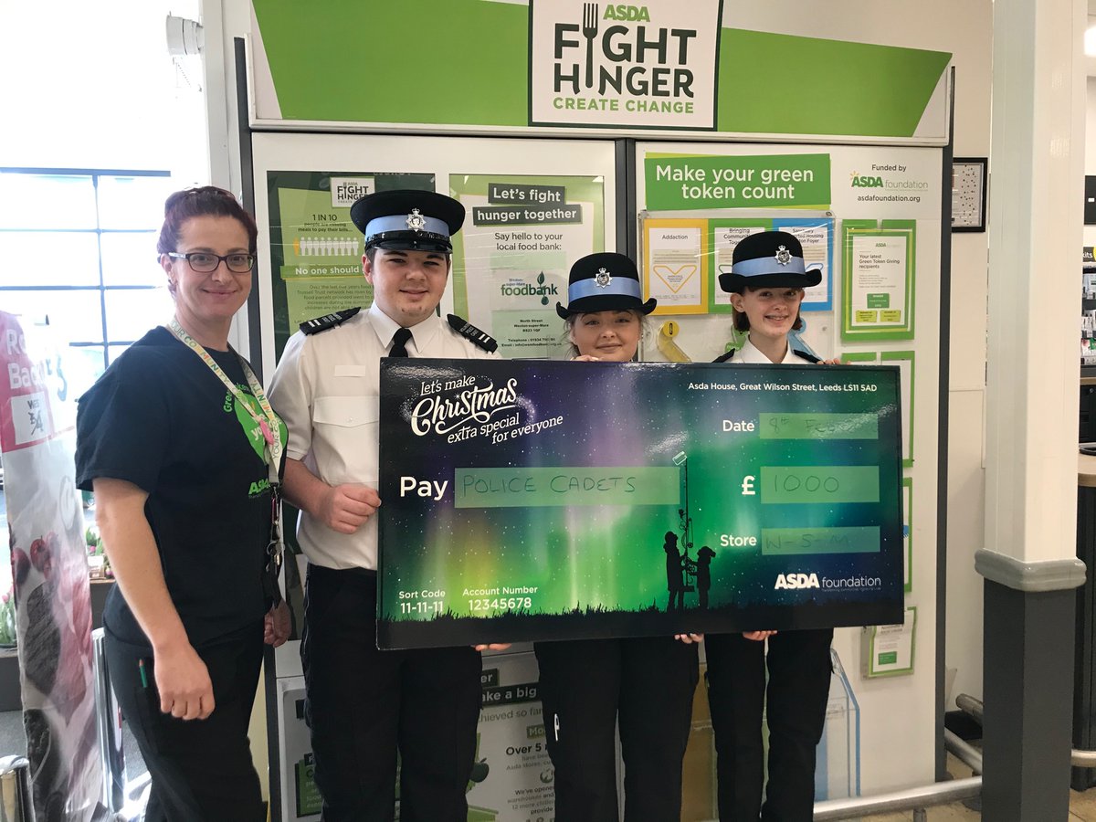 ASPCadets's tweet photo. Thank you so much to everybody at @asda WSM! Thanks to the Green Token Scheme, the #WSMCadets have won ยฃ1000 for the unit! Thank you to everybody that chose to use their token to support us! #ThankYou ๐๐ฎ๐ผ๐๐ข https://t.co/Jrf1Ti4d2p