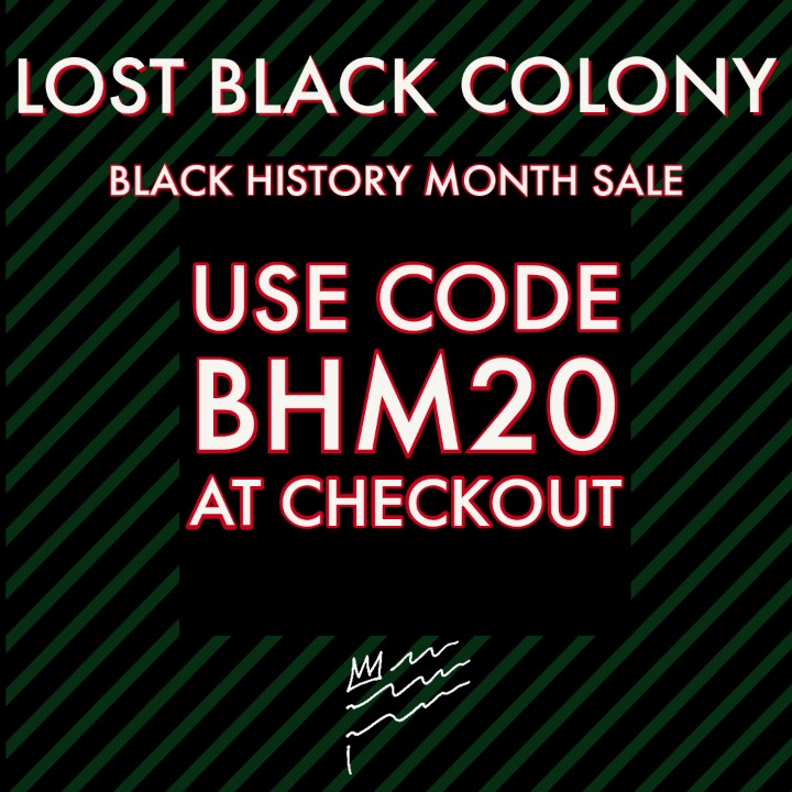 lostblackcolony's tweet photo. Y'all know we had to do it. Save 20% over at Lost Black Colony... 

ALL.
MONTH.
LONG.
✊🏿❤️🖤💚✊🏿

https://t.co/vGDhJesepW https://t.co/zLTMXuvpDY