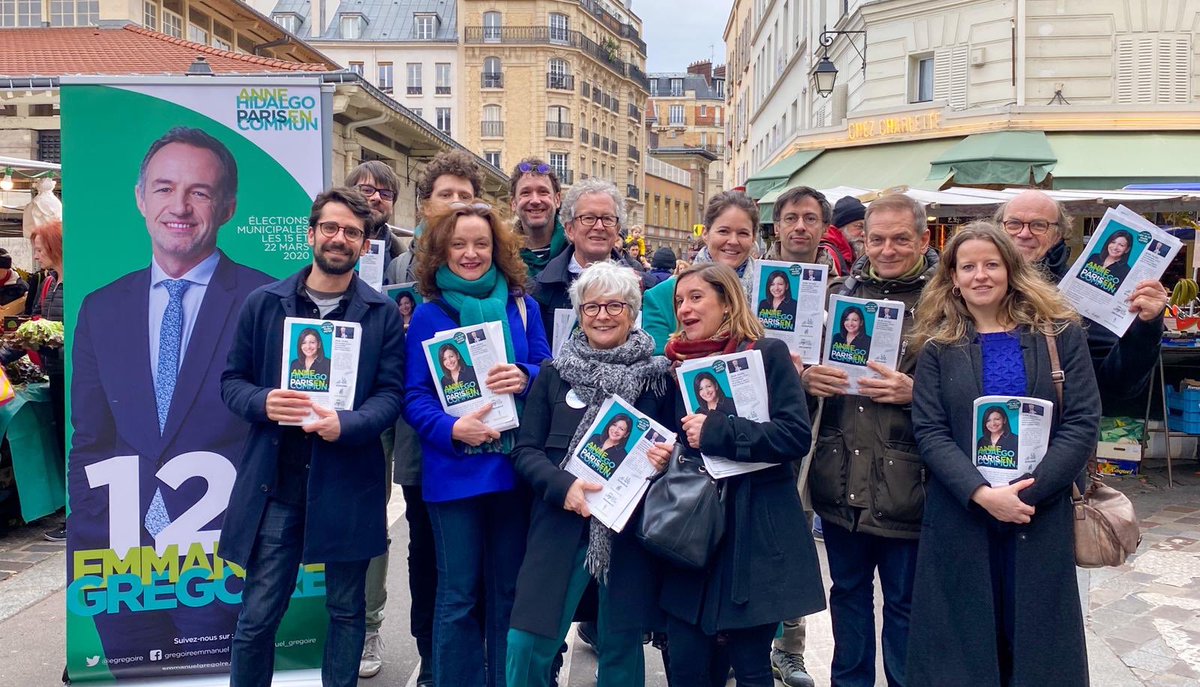 DelmestreN's tweet photo. Des échanges intéressants ce matin à #Aligre autour du #12pages du programme d’@Anne_Hidalgo pour @ParisEnCommun #hidalgo2020 avec une équipe nombreuse et déterminée !👍💪 https://t.co/3rm9aGKwuk