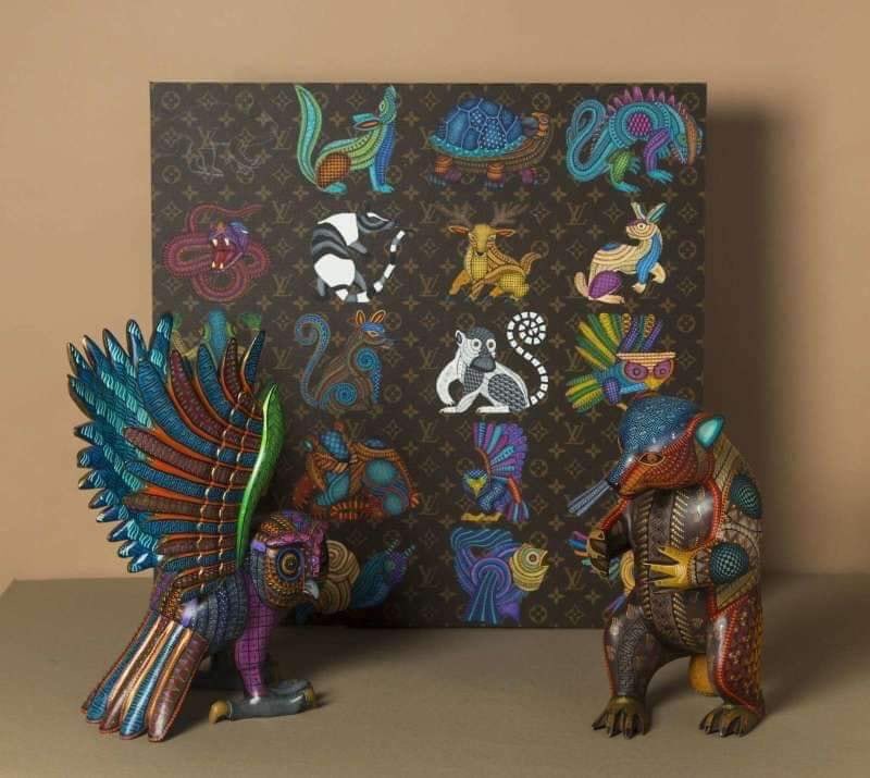 fashiongreenmx's tweet photo. #LouisVuitton presenta la primera colección con  Maestros Artesanos de  San Martín Tilcajete, Oaxaca.
En la Semana de Arte de ZONA MACO en la Ciudad de México.

#OaxacaDeMisAmores ♥️ https://t.co/Pg8pUTtonP