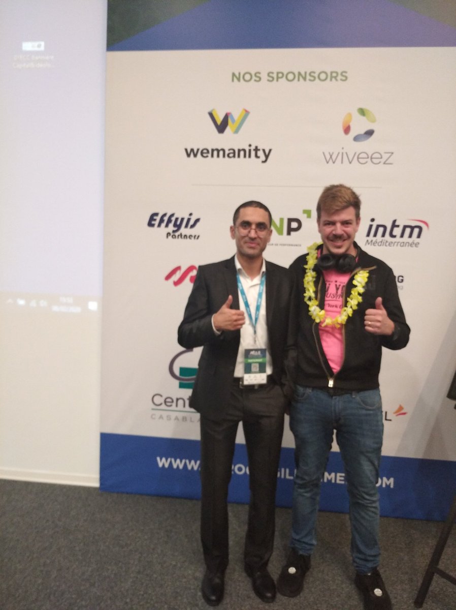 IsmailNorri's tweet image. J&apos;ai eu droit à la photo 2 min agile.
#agileenmed  #agilemed 
Merci @agile_med