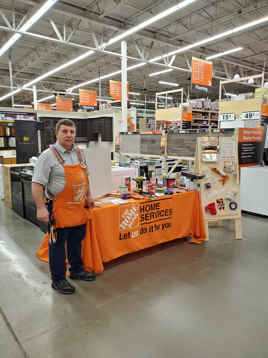 Nice way to spend your Saturday.  Come on down to see John and learn how to repair and paint those walls, just in time for spring. @DerickPayneHD <a href="/HD8473/">Hamden CT Home Depot</a> <a href="/hmalak/">Sam</a> <a href="/FranDenton1014/">Fran Denton</a> <a href="/Jes_Ceee/">Jessie</a> <a href="/AcevedoRosemary/">Rosemary</a> <a href="/JasonArigoni/">Jason Arigoni</a> <a href="/john_copela/">John Copela</a>