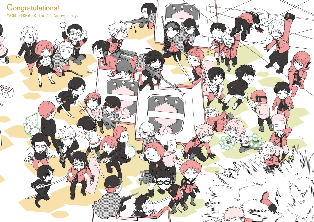 ぽち加 5 30エアブー 祝ワートリ７周年 ワールドトリガー７周年おめでとうございます 毎月お話を読めることに感謝と そして展開に興奮して過ごしています ありがたや 葦原先生 今後ともお身体に気を付けて ご活躍を祈っています