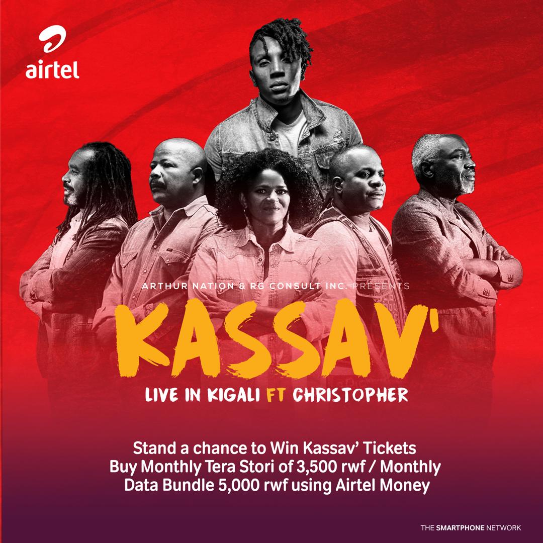 Win! Win! Big from @airtelrw Use #AirtelMoney to buy #Monthly #Databundles or #Terastori and #Win #Tickets to watch @KASSAV_OFFICIAL live @RadissonKigali 
#ValentinesDayGifts 
#kassavliveinKigali 
@TopherMuneza 
@NeptunezBand 
@NepDjs