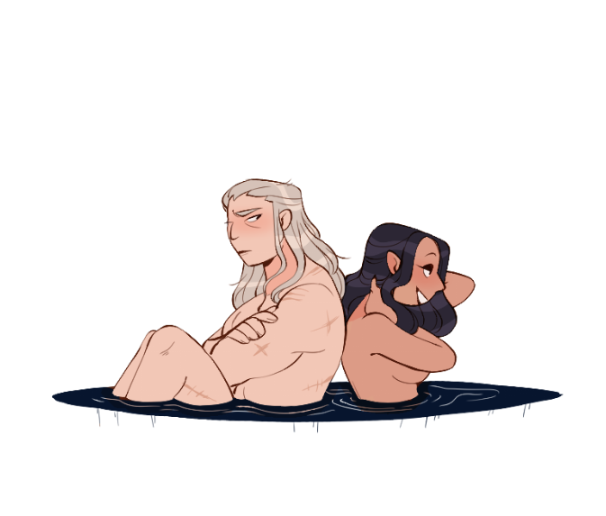 like Weeks ago @MollyOstertag drew fem!geralt and my house has not known peace since 