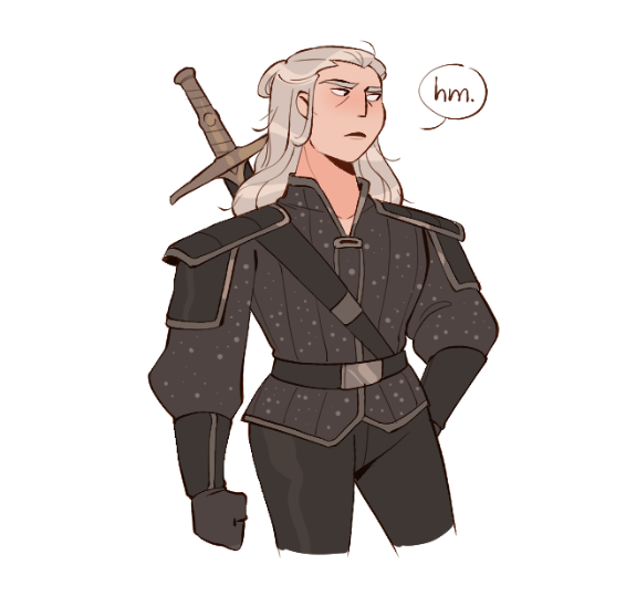 like Weeks ago @MollyOstertag drew fem!geralt and my house has not known peace since 