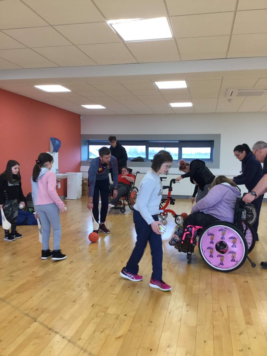 Great experience down with Sunshine Club in Athlone this morning along with @WESTMEATHSPORT thanks very much for the warm welcome and the great effort made by all. @westmeath_gaa @IrishWheelchair @gaaleinster @DarrenMagee1 @BernieCorroon @tomasmount #wheelchairhurling