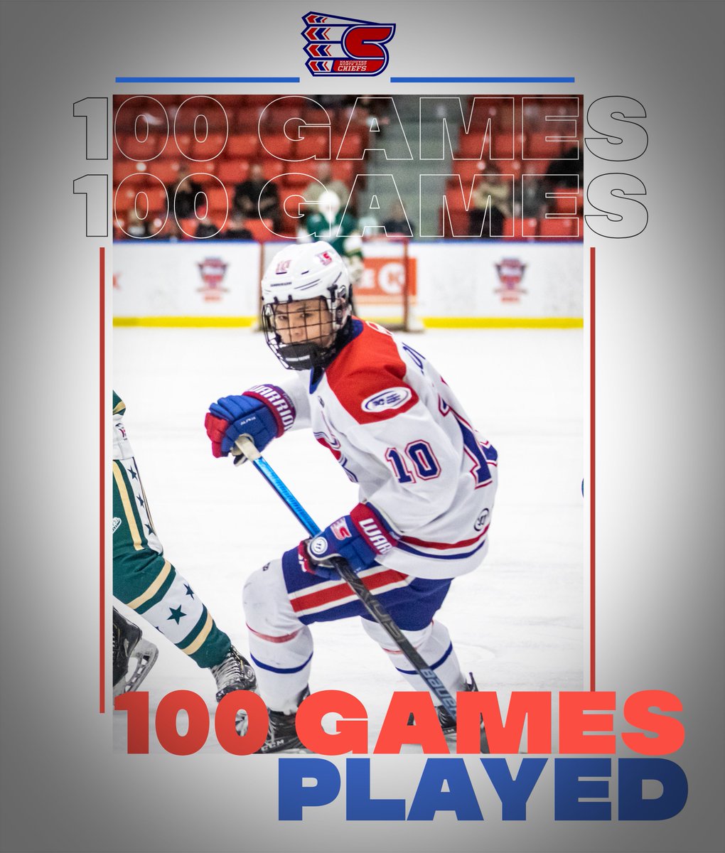 Today we congratulate our Captain and Major Midget Forward <a href="/clowe_12/">Christian Lowe</a> on 100 total Major Midget League Games Played!