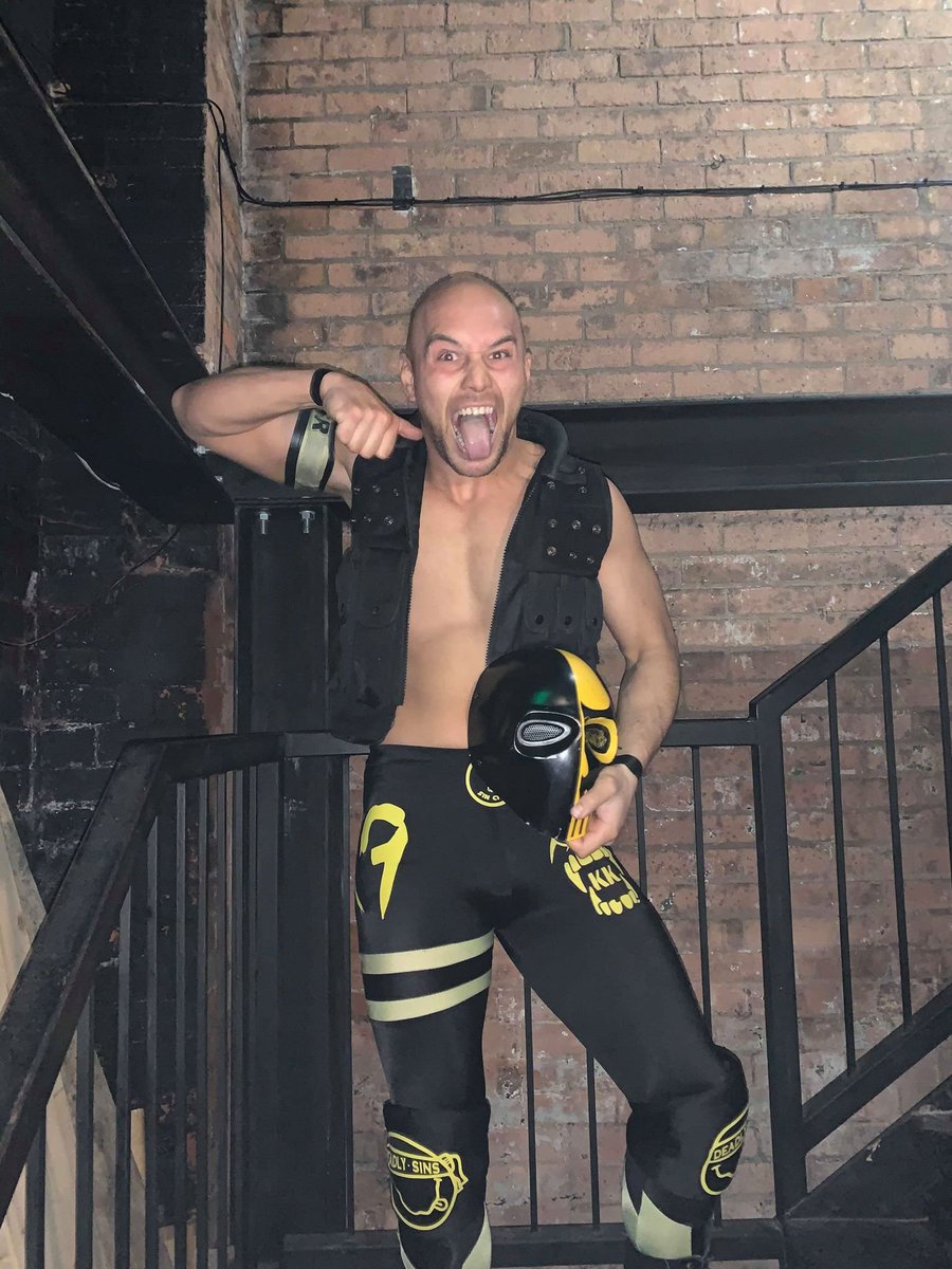 KamikazeProUK's tweet photo. Entrant number 5 is @k9thewrestler
#OverTheTop7 #2ndCityProWres https://t.co/2BV3vqofkH
