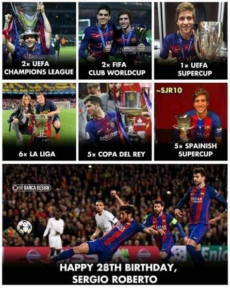 Happy birthday Sergi Roberto. 