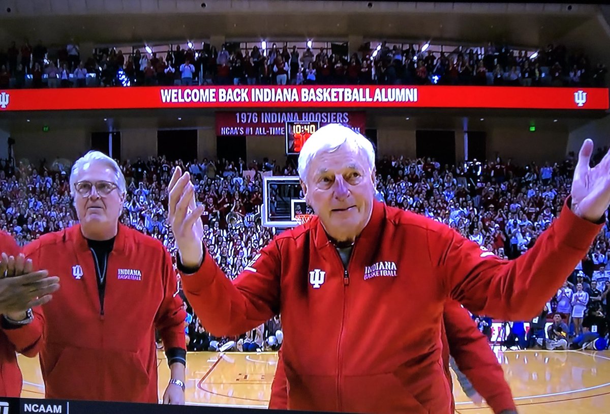 BruceKopp's tweet image. So great to see Bob Knight back at ⁦@IUBloomington⁩ #BobsBack