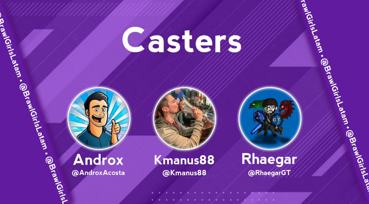 #BGL #BrawlGirlsLatam

🔸Desde <a href="/BrawlGirlsLatam/">BrawlGirlsLATAM</a> nos gustaría agradecer aquellas personas que creyeron en nosotros para llevar a cabo el torneo! Gracias <a href="/RhaegarGT/">Rhaegar 🇬🇹</a> <a href="/AndroxAcosta/">Androx</a> y en especial <a href="/KmanuS88/">Manu Terrones Godoy</a> por su apoyo! Ellos serán nuestros casters! No se pueden perder la transmisión!