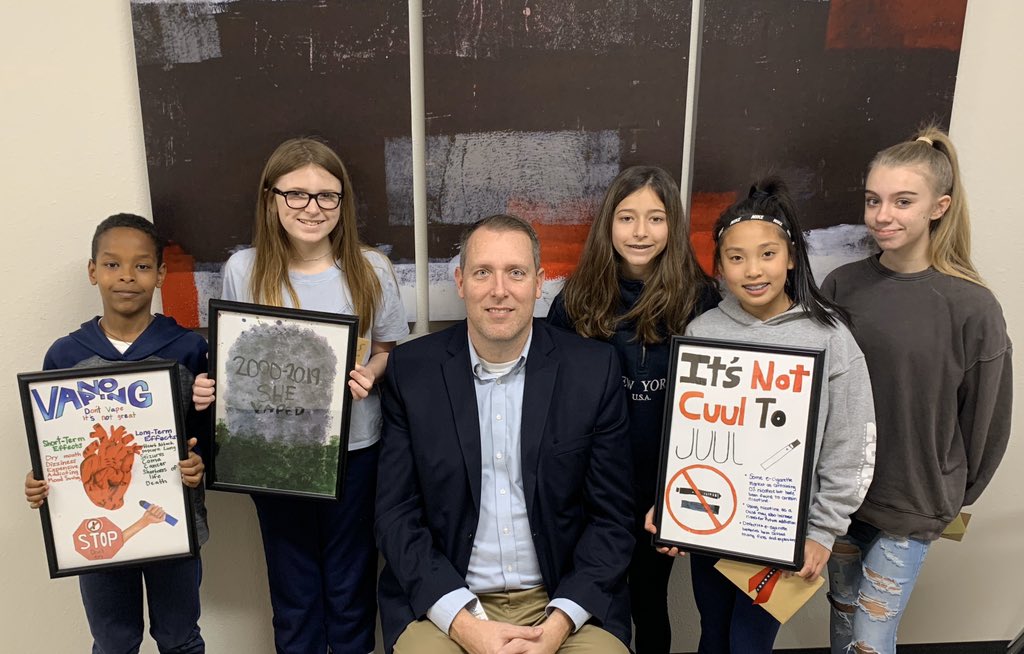 DrMorganLISD's tweet image. Congrats to the winners of our poster contest. #novaping @LeanderISD