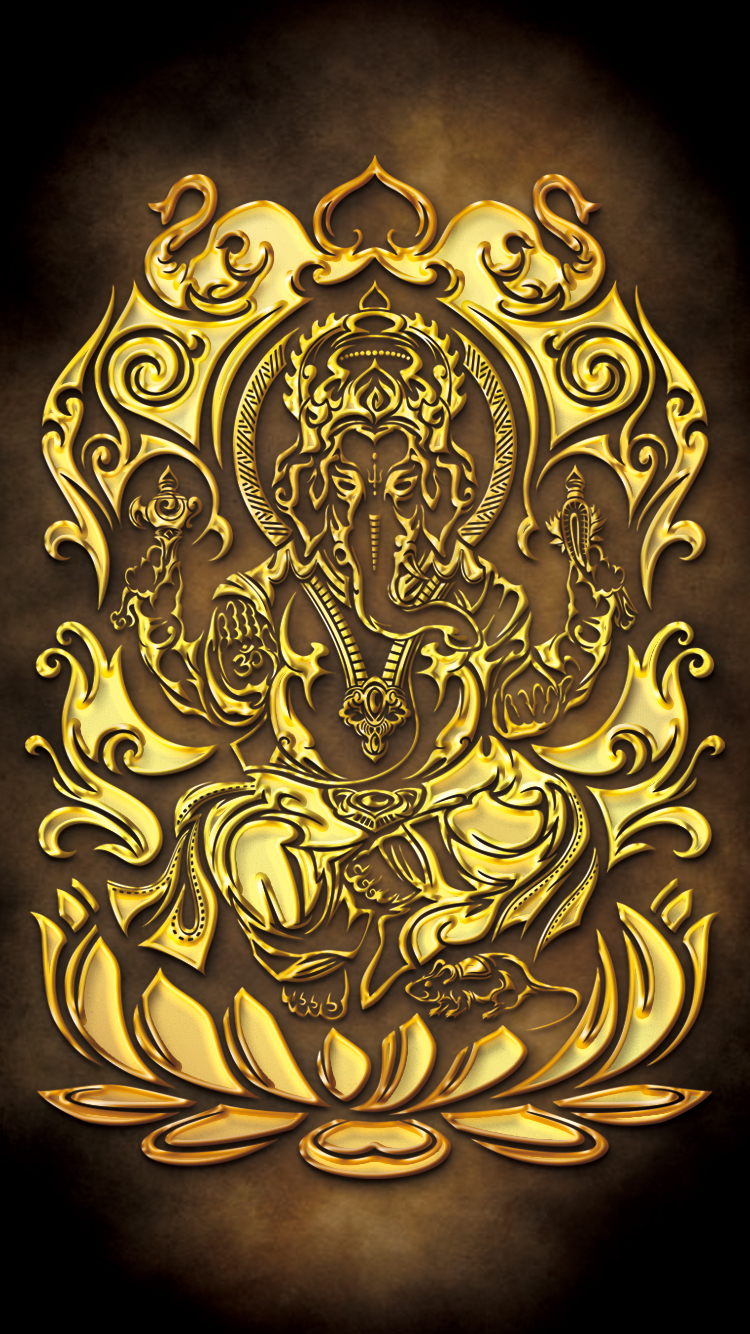 Turkeys Design Takihisa Tateyama ご依頼受付中 Twitterissa やるべきことをやって それでも何かにすがりたいあなたに 商売と学問の神様 ガネーシャの待ち受け画像 待ち受け使用にのみダウンロードフリーです ガネーシャ 開運 神様 受験生応援 夢を