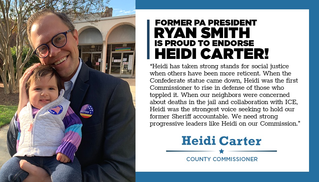 hlhcarter's tweet photo. Grateful for the support of former People's Alliance co-president Ryan Smith! @ryanindurham https://t.co/qVfmMcXg36