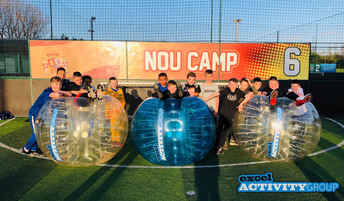 ExcelActivity's tweet image. Great game of #BubbleFootball &amp;amp; #Bulldog for joint birthday party holders Nye (11) &amp;amp; Alfie &amp;amp; Rico (both 12) @goals_tolworth #Tolworth @MCTdub