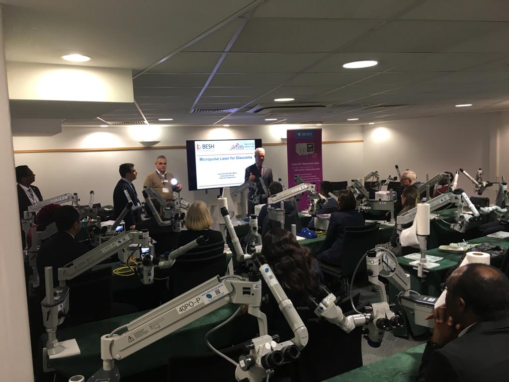 IRIDEX's tweet image. Today&apos;s wetlab at the International Congress on Glaucoma Surgery was very informative! We thank the attendees for coming to learn about non-incisional #glaucoma treatment with #MicroPulse TLT. Special thanks to the speakers and to the International Society of Glaucoma Surgery.
