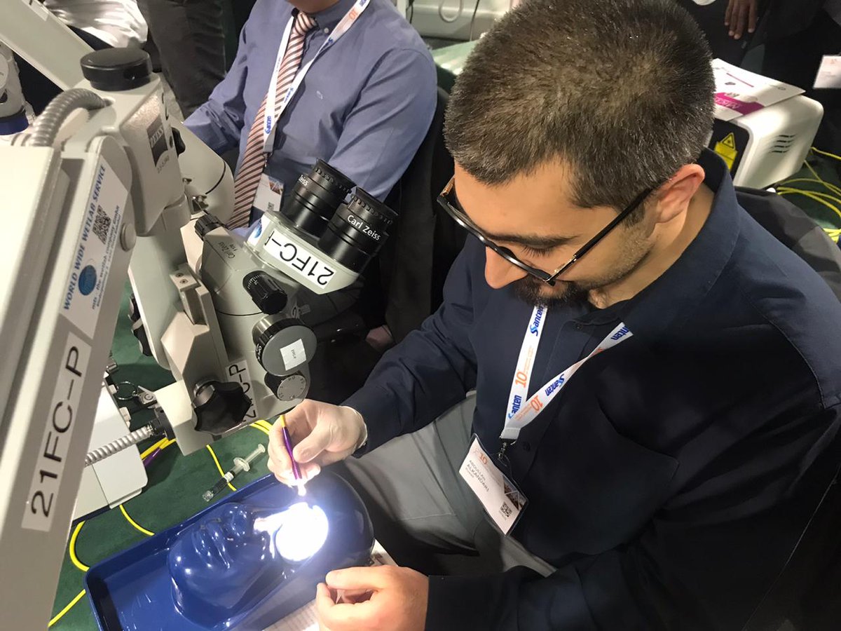 IRIDEX's tweet image. Today&apos;s wetlab at the International Congress on Glaucoma Surgery was very informative! We thank the attendees for coming to learn about non-incisional #glaucoma treatment with #MicroPulse TLT. Special thanks to the speakers and to the International Society of Glaucoma Surgery.