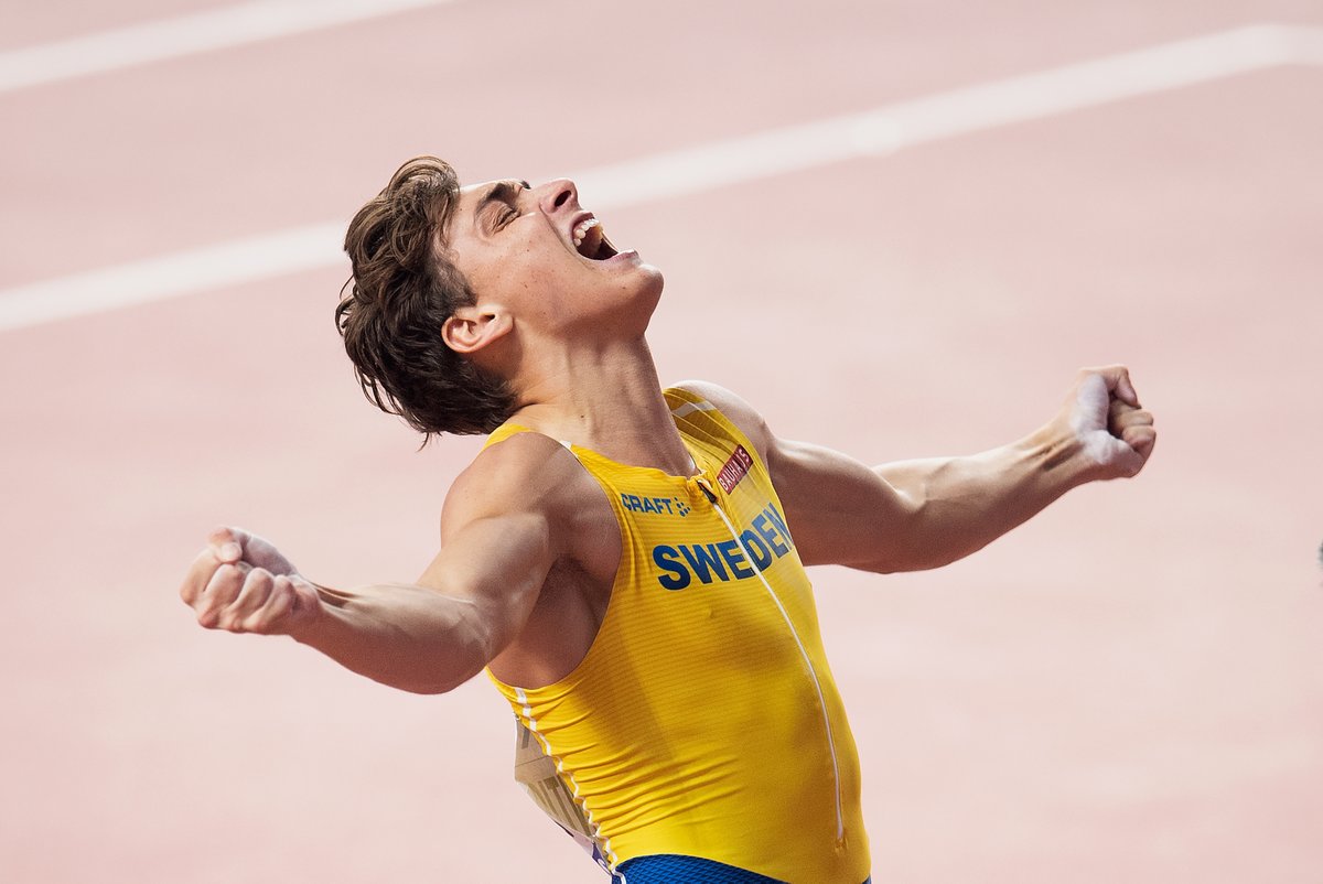 EuroAthletics's tweet photo. "It’s something I have been shooting for since I was three years old."

Now 20, Armand Duplantis 🇸🇪 is the world record-holder in the pole vault!

📰: https://t.co/A4aPjSdUqG https://t.co/J9M18SfJhP
