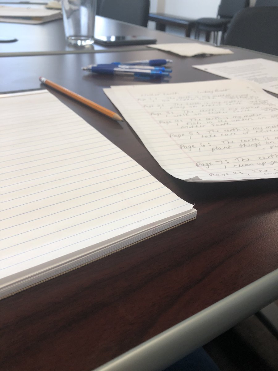 skywaywriter's tweet image. A productive morning of writing children’s stories that will be translated into Mohawk. #storybookwritingworkshop #Mohawklanguage #childrensbooks
