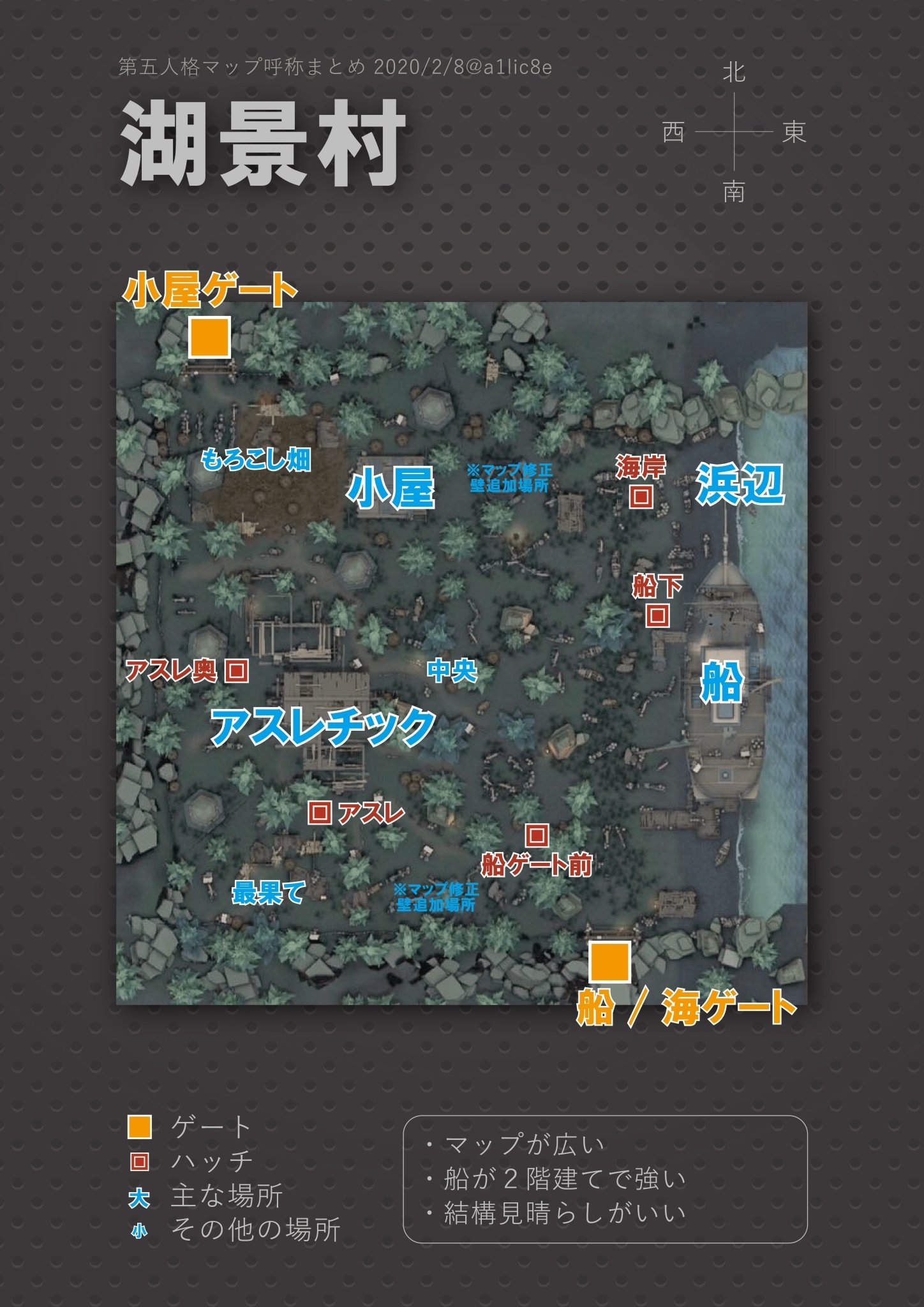れんげ ててご 初心者が作ったまとめなのです マップの呼び方とハッチ位置なのです せっかく作ったから初心者みんな使え Identityv 第五人格 れんげ ててご 初心者が作ったまとめなのです マップの呼び方とハッチ位置なのです せっかく作ったから初心者みんな使え Identityv 第五人格