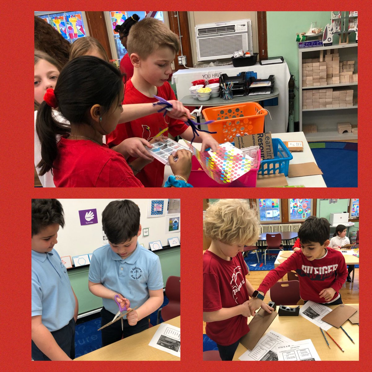 missrumphius722's tweet image. What was 3rd Grade @scsnorwood doing yesterday in #STREAM? Just designing doors for a cathedral!⛪️☺️ #SCSDesigners #Wesolveproblems #Futureengineers 🥳And, wearing RED to support the American Heart Association ❤️