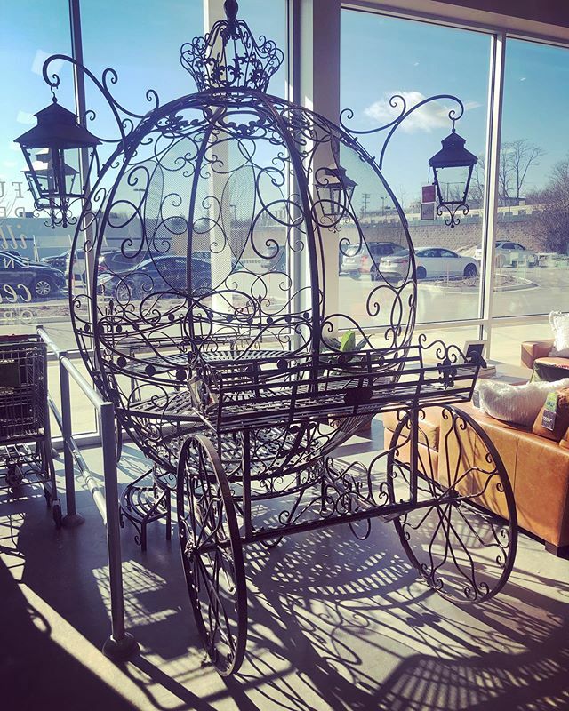 TEWeekes's tweet photo. In case you were looking for a wrought iron, pumpkin carriage replete with lanterns, this is on sale at @homesense_us https://t.co/KNU36q3y8h https://t.co/Hepvn9t8f3