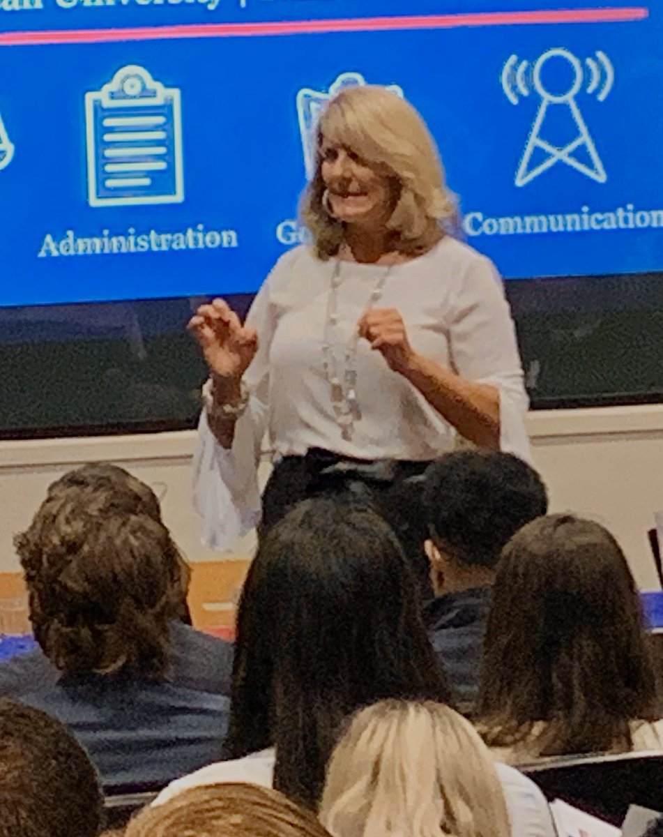 AU_SPA's tweet photo. This morning, Dean @VickyWilkins1 and Asst. Dean of Graduate Enrollment Jennifer Forney welcome prospective graduate students to @AU_SPA for a chance to tour our school, meet professors, and get a feeling what it means to pursue a purpose-fueled education! https://t.co/gRu3fzPeD8
