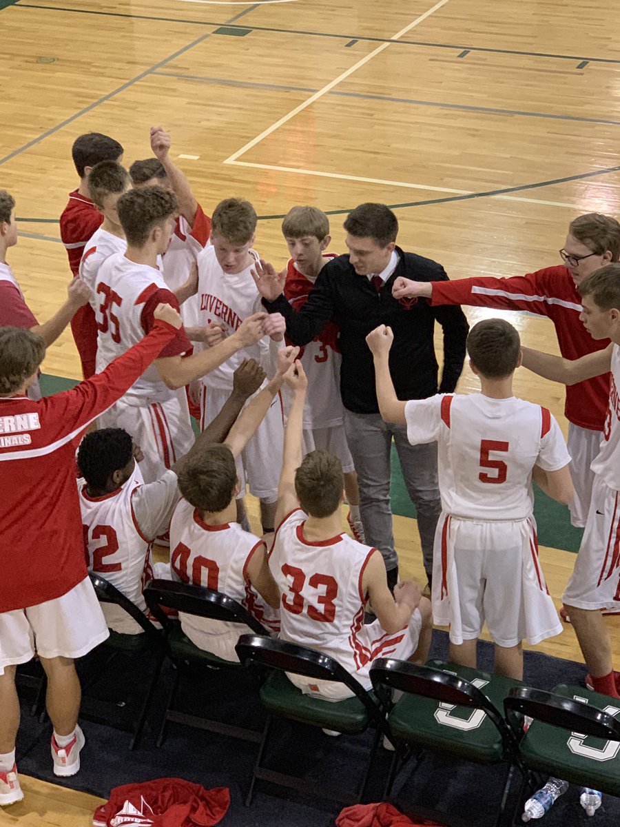 A successful return for Coach Weber to his alma mater Concordia Academy, Cards win 53-42!