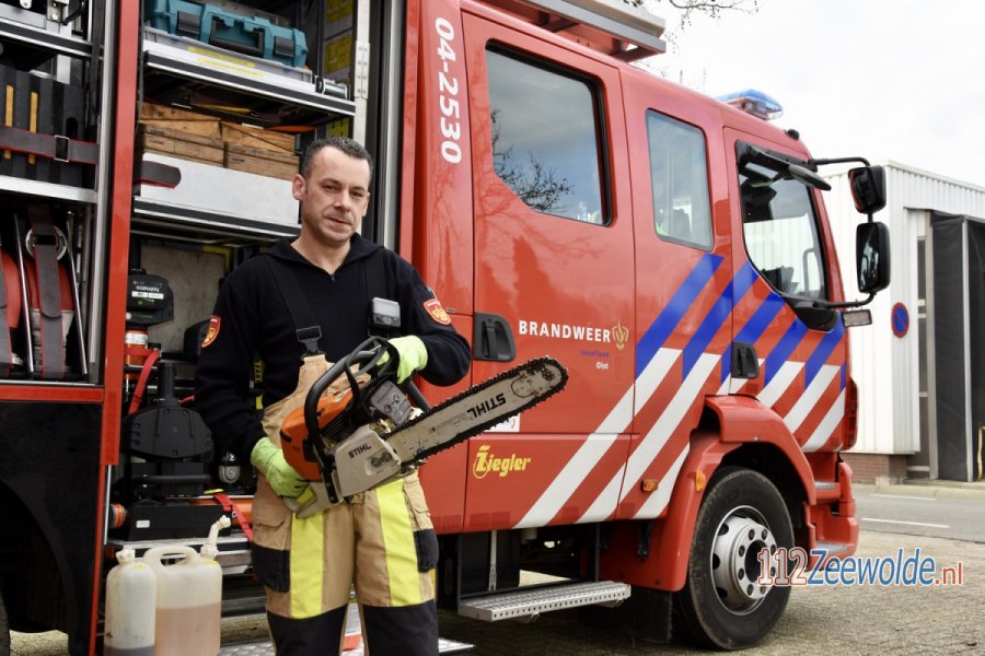 112 Zeewolde: ?? Brandweer laat zich niet verrassen door aankomende storm Ciara. 112Zeewolde.