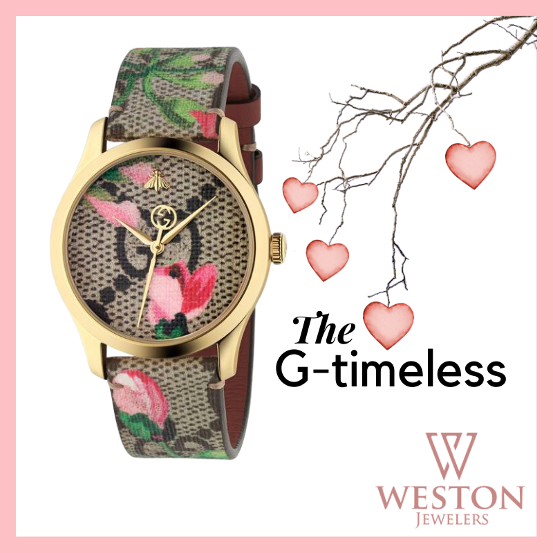 Weston Jewelers (@westonjewelers) on Twitter photo If you love Gucci you'll love the G-timeless 38 mm watch <a href="/westonjewelers/">Weston Jewelers</a> Weston Town Center and Seminole Hard Rock Hotel & Casino. We love the pink blooms print on this iconic GG pattern. #westonjewelers #gucci #gtimeless #hardrockholly #seminolehardrock #guitarhotel If you love Gucci you'll love the G-timeless 38 mm watch <a href="/westonjewelers/">Weston Jewelers</a> Weston Town Center and Seminole Hard Rock Hotel & Casino. We love the pink blooms print on this iconic GG pattern. #westonjewelers #gucci #gtimeless #hardrockholly #seminolehardrock #guitarhotel