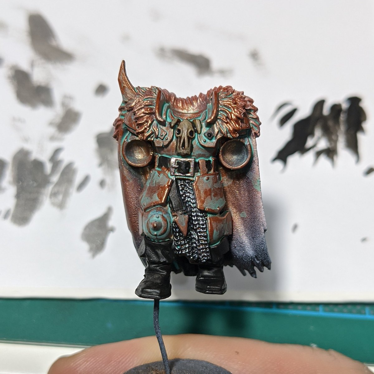 MatteoPaint's tweet photo. Some silver and some Shadows - #warhammer #wargaming #warhammerpainting #warcrywarband #warhammer40k #warhammerbases #paintingwarhammer #painting #paintingcommunity #miniaturepainting #miniature #sharethehobbylove #chaos #vallejo #ageofsigmar #airbrush #art https://t.co/IUOrs6xnsk